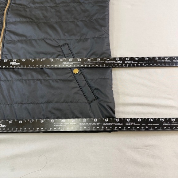 LL Bean Mens Puffer Vest XL Reg Black Quilted Zip Front Insulated Outdoor sporty - Picture 15 of 16